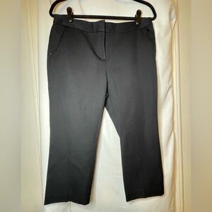 NWT Alfani Deep Black Capri Pant w/ Pockets Size 10P